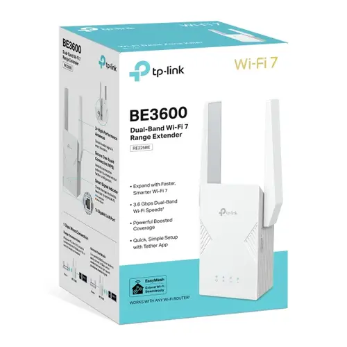 RE225BE ampliador de red Repetidor de red Blanco - Imagen 5
