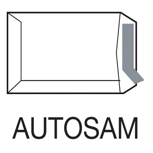 CAJA 1000 BOLSAS SALARIOS (120X170) KRAFT 70 GRS. AUTOSAM AUTOADHESIVO CON TIRA DE SILICONA SAM 140900