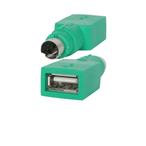 Replacement USB to PS2 Mouse Adapter Verde - Imagen 1