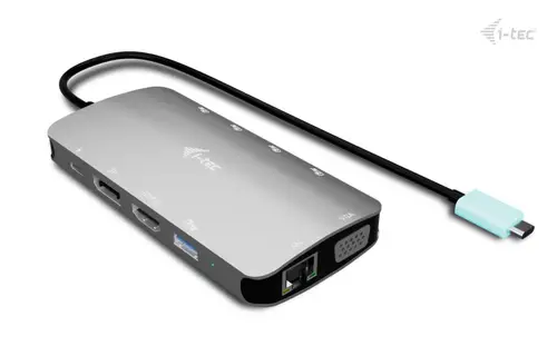 USB-C Metal Nano 3x Display (DP, HDMI and VGA) Docking Station + Power Delivery 100 W - Imagen 2