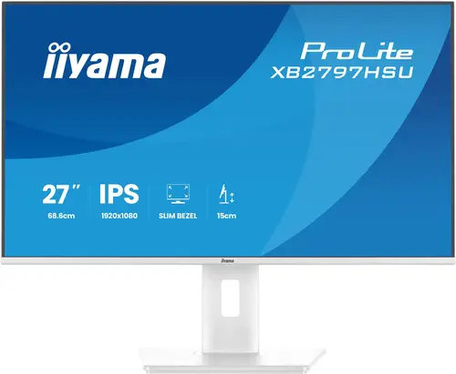 ProLite XB2797HSU-W1 pantalla para PC 68,6 cm (27") 1920 x 1080 Pixeles Full HD LED Blanco - Imagen 3