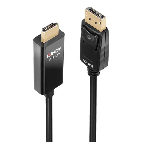 40927 adaptador de cable de vídeo 3 m DisplayPort HDMI tipo A (Estándar) Negro - Imagen 1
