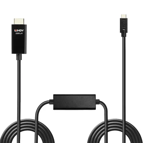 43315 adaptador de cable de vídeo 5 m USB Tipo C HDMI tipo A (Estándar) Negro - Imagen 2