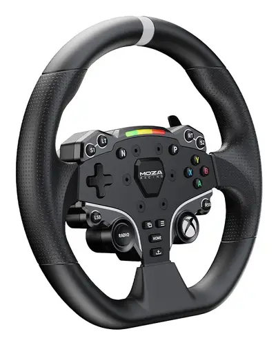 RS052 mando y volante Negro Xbox - Imagen 4