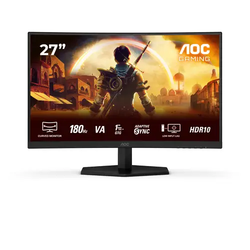 G4 C27G42E pantalla para PC 68,6 cm (27") 1920 x 1080 Pixeles Full HD LED Negro, Rojo - Imagen 1