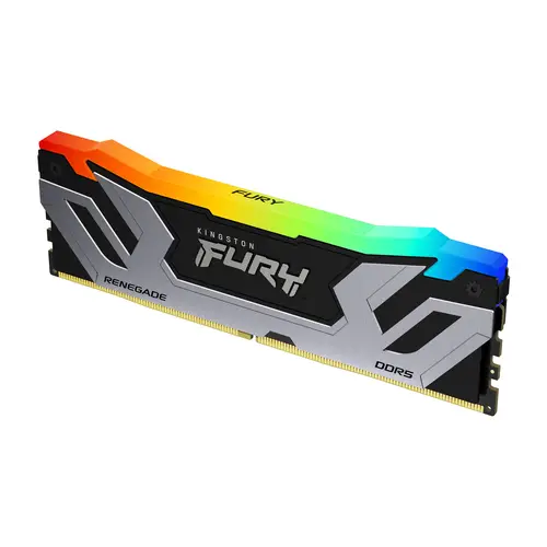 FURY 24GB 8400MT/s DDR5 CL40 CUDIMM Renegade RGB Silver XMP - Imagen 2