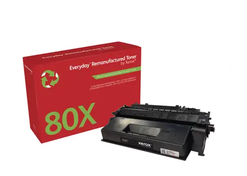 Remanufacturado Everyday Tóner Everyday Mono remanufacturado de Xerox es compatible con HP 80X (CF280X), Capacidad alta - Imagen 1