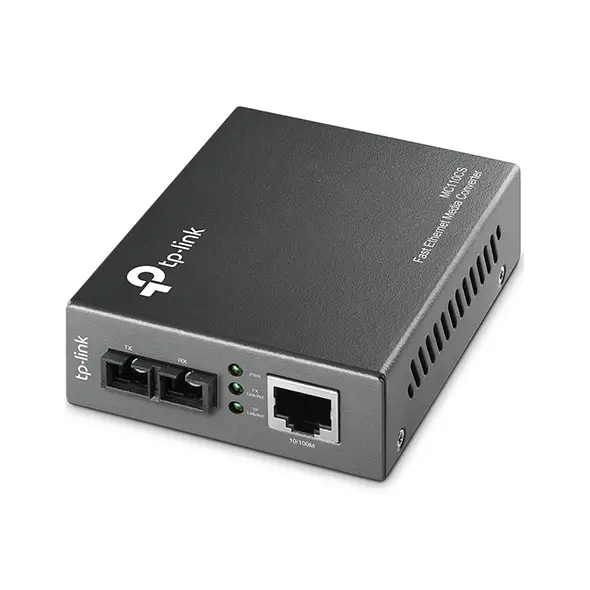 MC110CS convertidor de medio 100 Mbit/s 1310 nm Monomodo Negro
