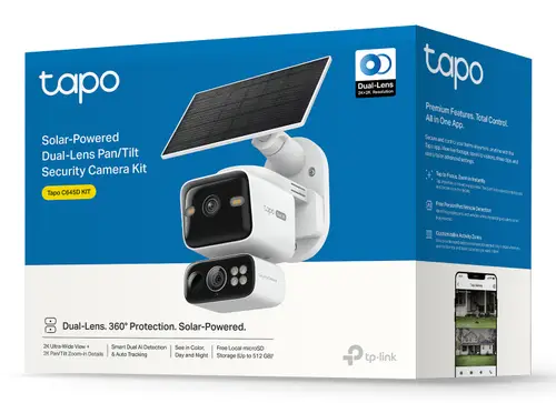 Tapo C645D KIT Cámara de seguridad IP Exterior 2304 x 1296 Pixeles Techo/Pared/Poste - Imagen 4