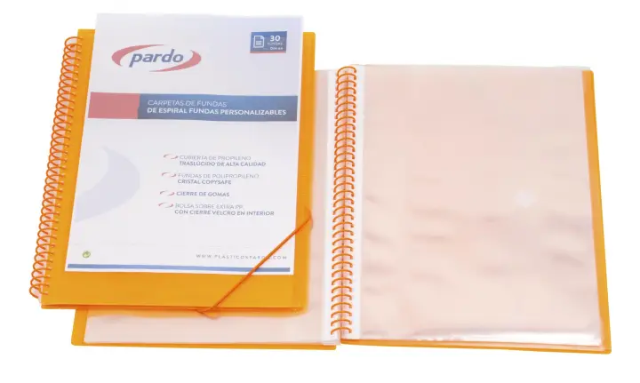 845009 carpeta Polipropileno (PP) Naranja A4