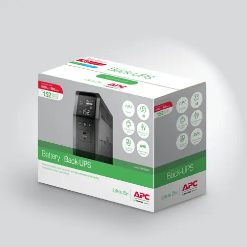 BR1600SI sistema de alimentación ininterrumpida (UPS) Línea interactiva 1,6 kVA 960 W 8 salidas AC - Imagen 8