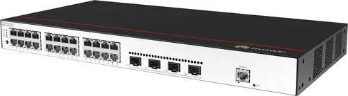 CloudEngine S5735-L24P4S-A-V2 Gestionado L3 Gigabit Ethernet (10/100/1000) Energía sobre Ethernet (PoE) 1U Negro, Plata - Imagen 4
