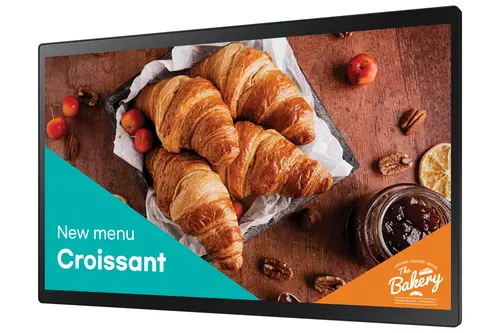 QB24C-T Pantalla plana para señalización digital 61 cm (24") LED Wifi 250 cd / m² Full HD Negro Pantalla táctil Procesador incorporado Tizen 7.0 16/7 - Imagen 2