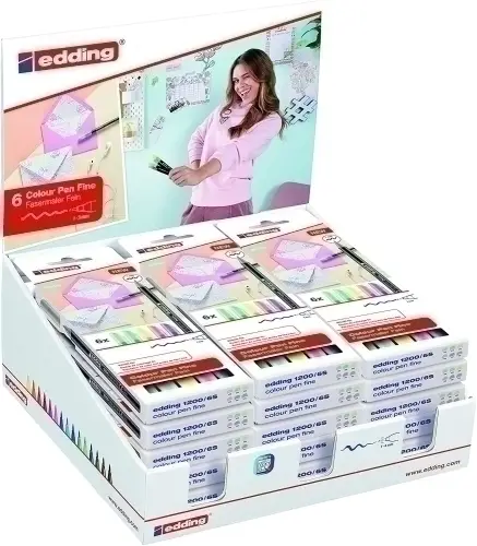 ROTUL.EDDING 1200  PASTEL EST.6 EXP.18