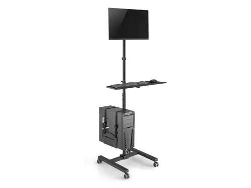 Estación de trabajo móvil con un solo monitor de 17"-32 - Imagen 2