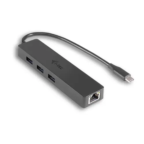 Advance USB-C Slim Passive HUB 3 Port + Gigabit Ethernet Adapter - Imagen 1