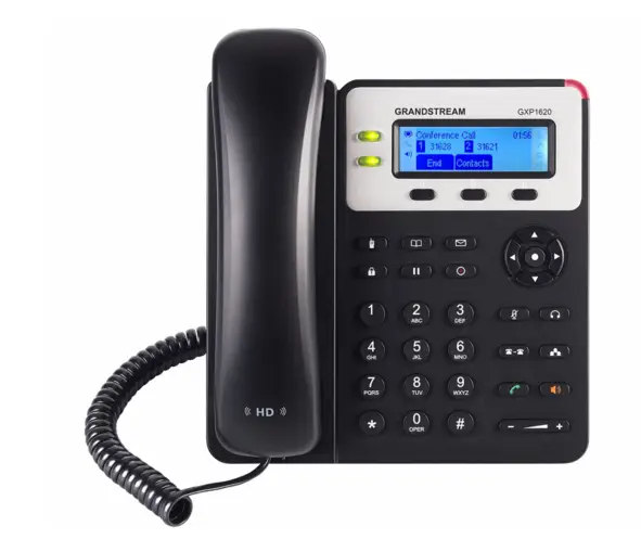 GXP1620 teléfono Teléfono DECT Negro