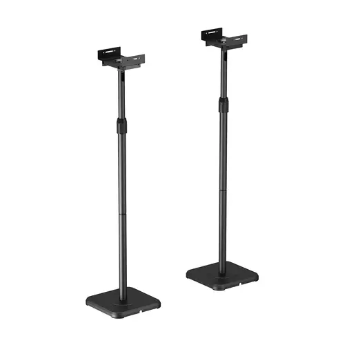 Soporte Universal De Suelo Giratorio E Inclinable Para Altavoces, Negro - Imagen 1