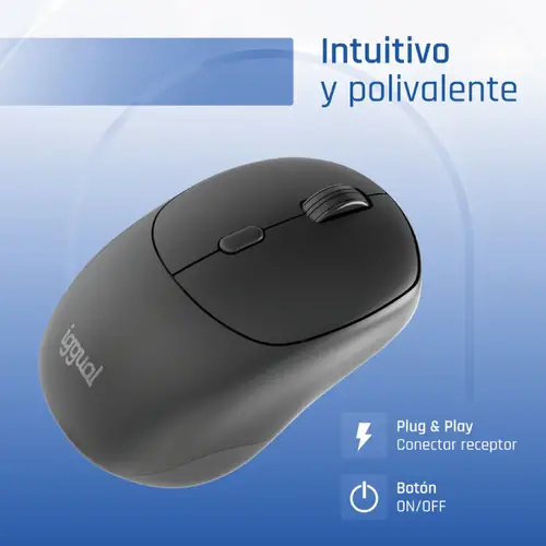 Ratón inalámbrico NANO-OFFICE-6D 1600DPI - Imagen 8