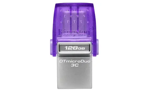DataTraveler 128GB microDuo 3C 200MB/s dual USB-A + USB-C - Imagen 3