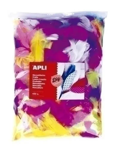 PLUMAS APLI 7-16 cm. SURTIDO B/400 - Imagen 1