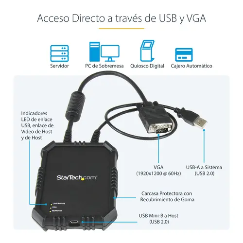 Consola KVM con Carcasa Resistente de Ordenador Portátil a Servidor - Imagen 10
