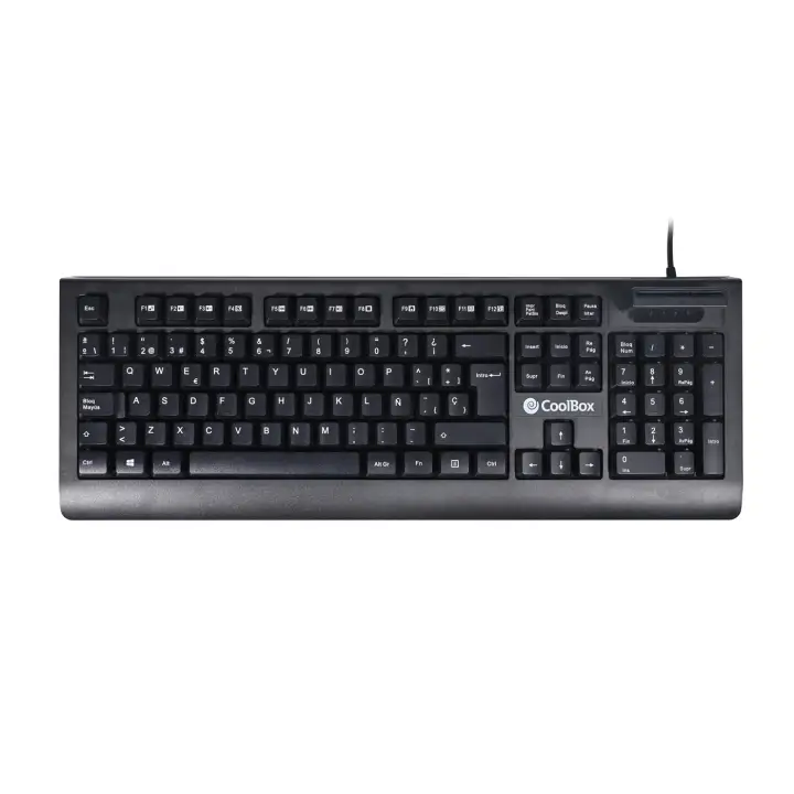 COO-TEC04DNI teclado Oficina USB QWERTY Español Negro