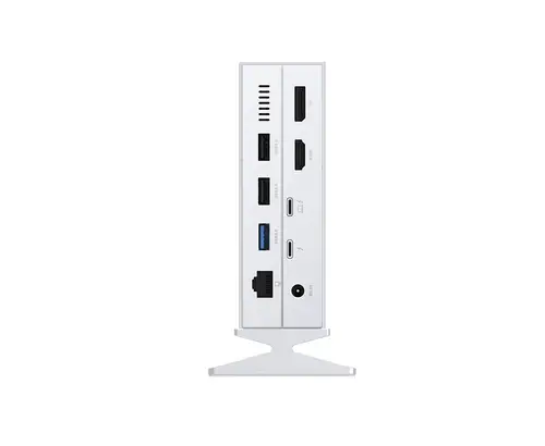 DUF-E01/E base para portátil y replicador de puertos Alámbrico Thunderbolt 4 Blanco - Imagen 4