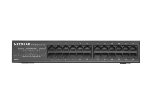 GS324 No administrado Gigabit Ethernet (10/100/1000) Negro - Imagen 2