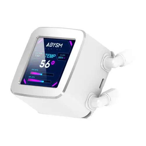 Oceanic LCD 360 ARGB Procesador Sistema de refrigeración líquida todo en uno 12 cm Blanco 1 pieza(s) - Imagen 2