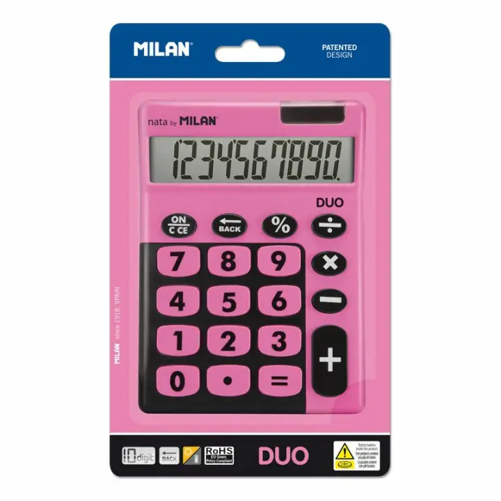 Duo calculadora Escritorio Calculadora básica Rosa