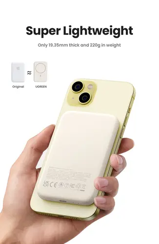 25208 batería externa 10000 mAh Cargador inalámbrico Beige - Imagen 7