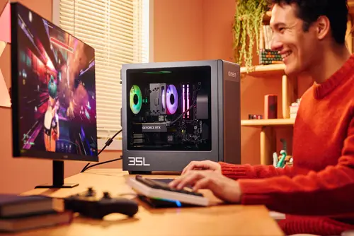 OMEN 35L Gaming Desktop GT16-0099ns PC Intel® Core i5 i5-14400F 32 GB DDR5-SDRAM NVIDIA GeForce RTX 5060 Ti Windows 11 Home Torre AI PC Negro - Imagen 12