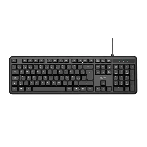 Teclado USB estándar CK-OFFICE-105T negro - Imagen 1