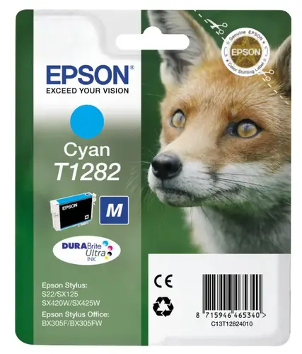 Fox Singlepack Cyan T1282 DURABrite Ultra Ink - Imagen 1