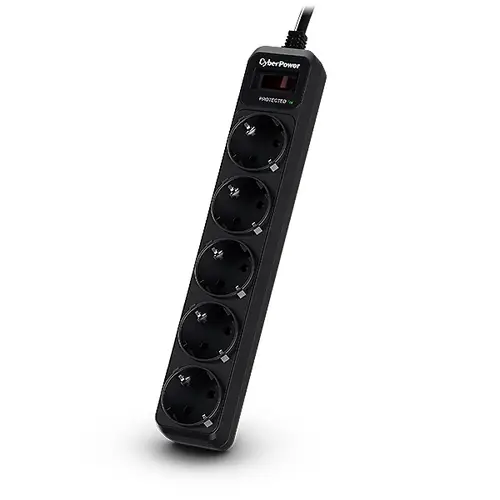 B0520SC0-DE limitador de tensión Negro 5 salidas AC 200 - 250 V 1,8 m - Imagen 1