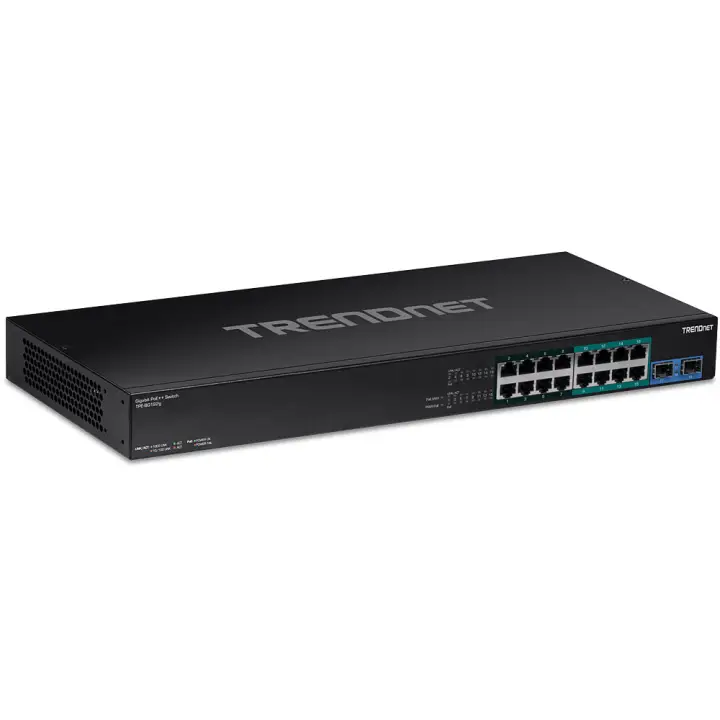 TPE-BG182G switch No administrado Gigabit Ethernet (10/100/1000) Energía sobre Ethernet (PoE) 1U Negro