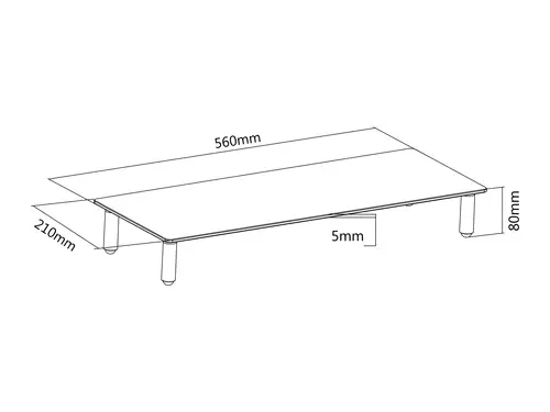 Soporte de cristal para monitor de sobremesa - Imagen 9