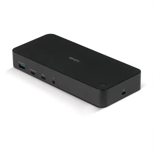 43366 base para portátil y replicador de puertos Acoplamiento USB 3.2 Gen 2 (3.1 Gen 2) Type-C Negro - Imagen 2