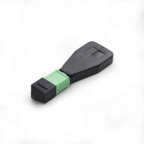 Adaptador Bucle Invertido MPO-8 Monomodo 9/125 MPO/MTP Macho - Probador Bucle Invertido MPO/MTP Macho - Probador de Conector MPO/MTP-APC de Fibra Óptica - Imagen 2