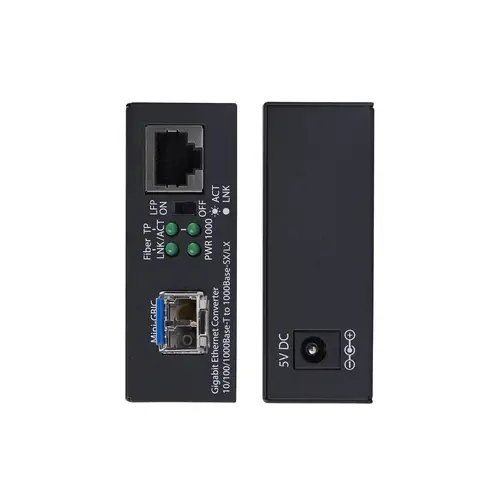 MCM1110SMLC20 convertidor de medio 2000 Mbit/s 1310 nm Monomodo Negro - Imagen 3