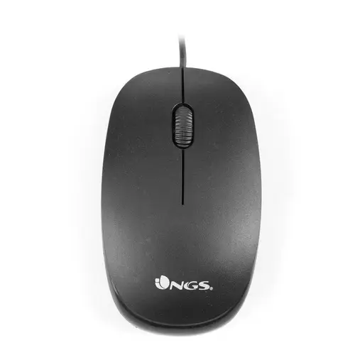 Flame ratón mano derecha USB tipo A Óptico 1000 DPI - Imagen 1