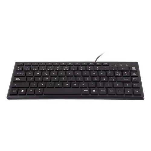 KB 302 Mini teclado Oficina USB QWERTY Negro - Imagen 2