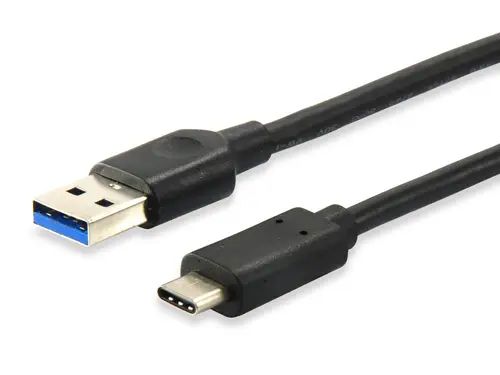 128345 Cable USB 3.2 Gen 1 C a A, M/M, 0,5 m, 5 Gbps, negro - Imagen 1