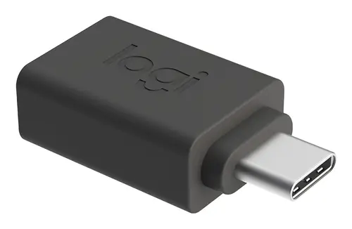 956-000005 cambiador de género para cable USB C USB A Grafito - Imagen 2