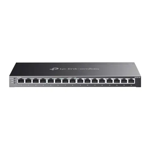 Omada SG2016P switch Gestionado L2/L2+ Gigabit Ethernet (10/100/1000) Energía sobre Ethernet (PoE) Negro - Imagen 1