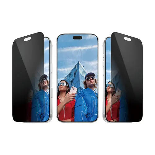 ® 2-Way Privacy Screen Protector iPhone 18 Pro | Ultra-Wide Fit w. EasyAligner Protector de pantalla 1 pieza(s) - Imagen 5
