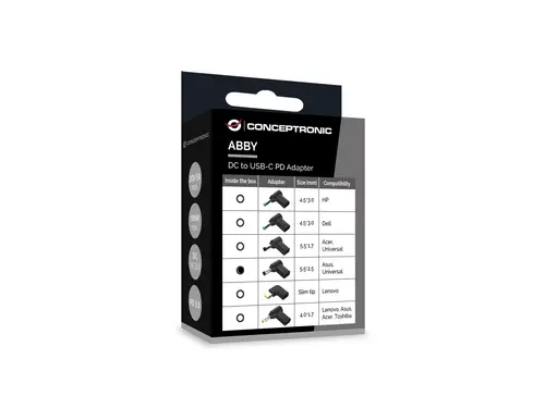 ABBY15PC04 accesorio para portatil Clavija de adaptador de corriente para ordenador portátil - Imagen 3