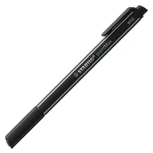 pointMax rotulador de punta fina Medio Negro 1 pieza(s) - Imagen 1