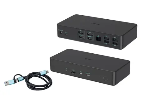 USB 3.0 / USB-C / Thunderbolt 3 Professional Dual 4K Display Docking Station Generation 2 + Power Delivery 100W - Imagen 1